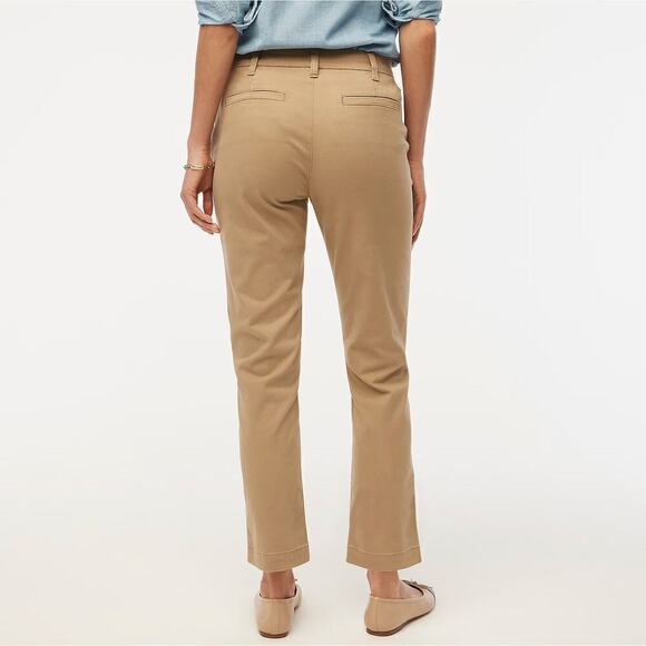 J.Crew High Rise Girlfriend Chino Pant in Camel Tan, Size 4 - Picture 10 of 12